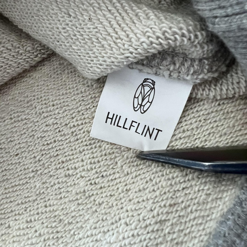 Hillflint X Whitney Shop Whitney Biennial Sweatshirt Mens Small Gray Graphic - Picture 8 of 15